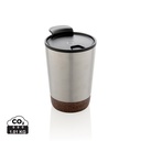 GRS gerecycled PP en roestvrijstalen kurk koffiebeker