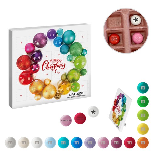 [110780302] Paper Mini-Advent Cal. Personal. M&M’S®