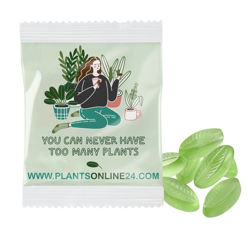 [110710302] Fruit Gum CUSTOMISED 20 g in a Compost.