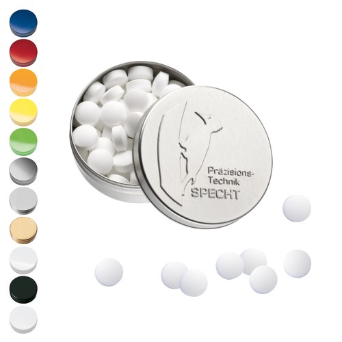 [110763505] XS Pocket Tin Emboss. Lid Stevia* Pepp.