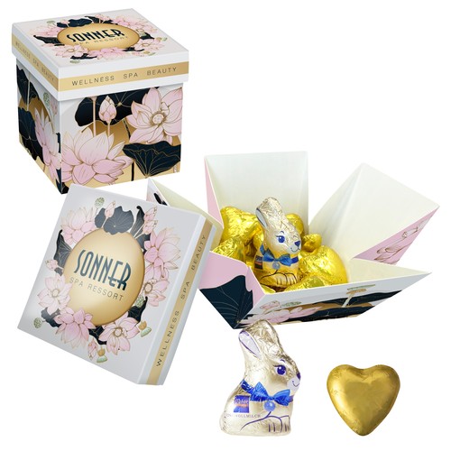 [110771003] Meeting Star met Choco Company Chocoladehart & Gubor Paashaas