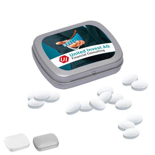 [110760503] Mini Tin Hinged Lid Cool Ice