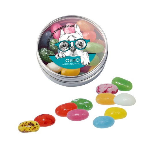 [110760200] Clear Tin Jelly Beans