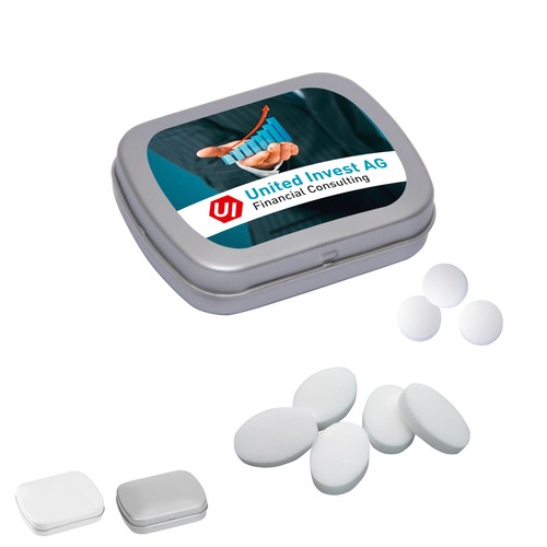 [110760500] Mini Tin Hinged Lid Pepperm.