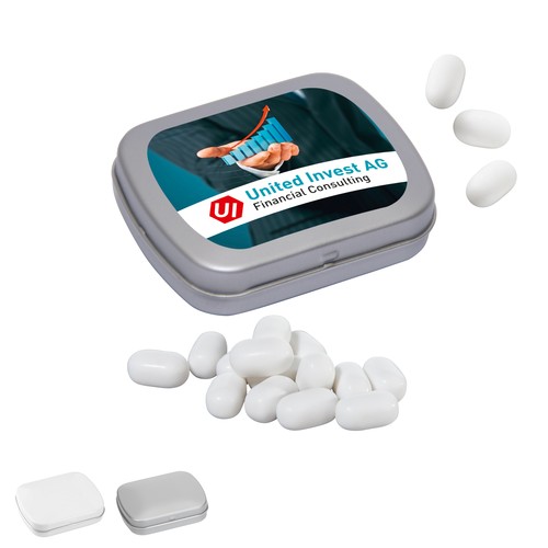 [110760501] Mini Tin Hinged Lid TicTac