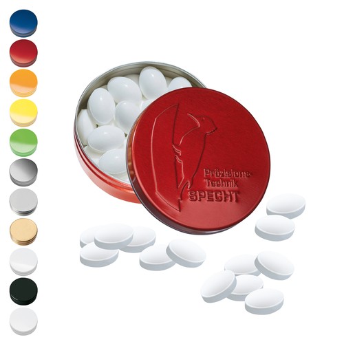 [110763504] XS Pocket Tin Emboss. Lid Cool Ice