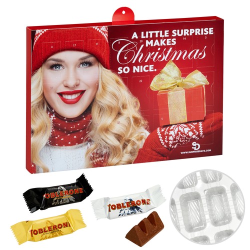[110781507] Premium Gift Adventskalender met Toblerone Mini Mix
