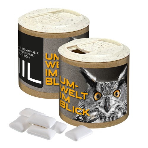 [110765002] Paper Promo Tin with Chewing Gum