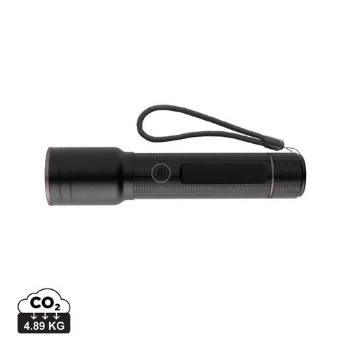 [P513.931] RCS recycled aluminum USB-rechargeable heavy duty torch