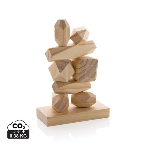 [P940.299] Ukiyo Crios houten balanceerstenen in zakje