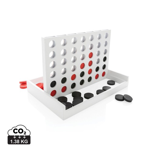 [P940.243] Connect four wooden game