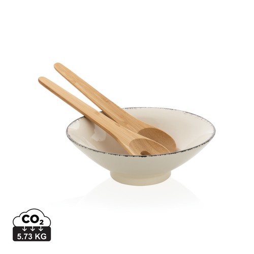 [P263.091] Ukiyo slakom met bamboe saladebestek