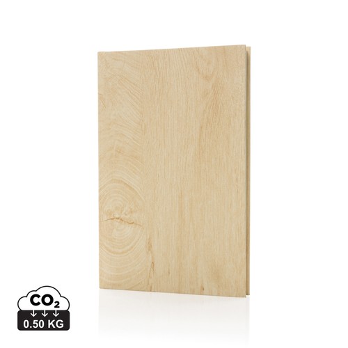 [P774.367] Kavana wood print A5 notebook