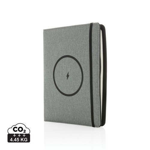 [P774.052] Air 5W wireless charging notebook with 5000mAh powerbank