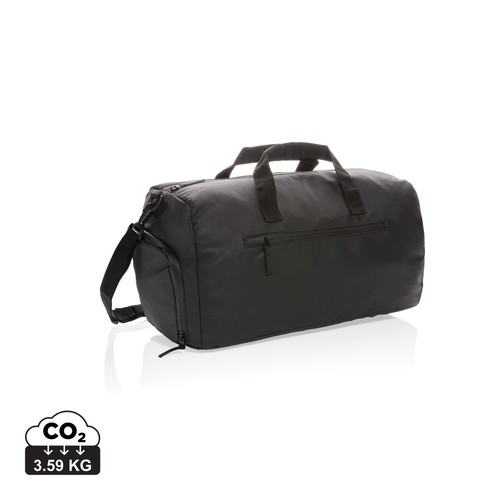 [P707.161] Fashion black weekend bag PVC free