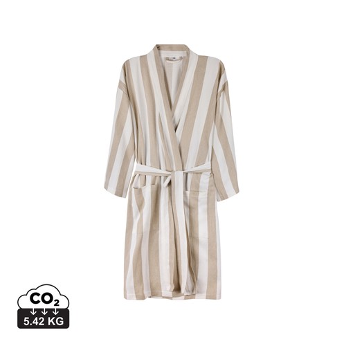 VINGA Ornos GRS katoenen hamam badjas S/M