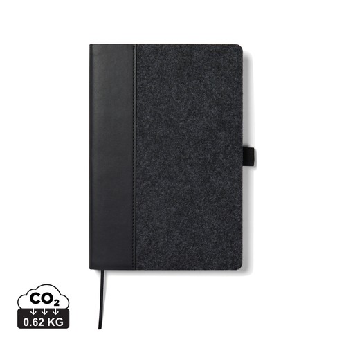 [V773011] VINGA Albon GRS recycled felt notebook