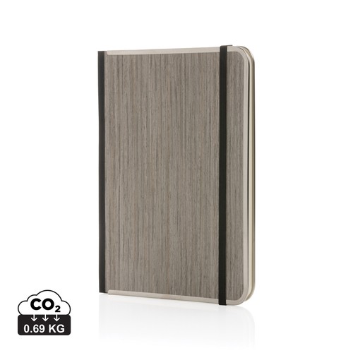 [P774.572] Treeline A5 wooden cover deluxe notebook