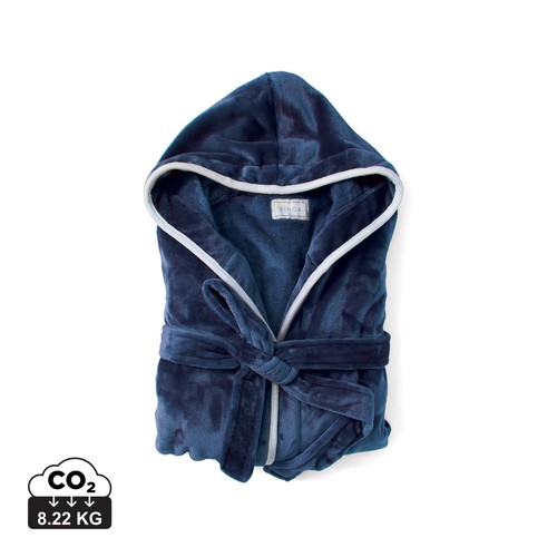 [495035] VINGA Louis luxury plush RPET robe size L-XL