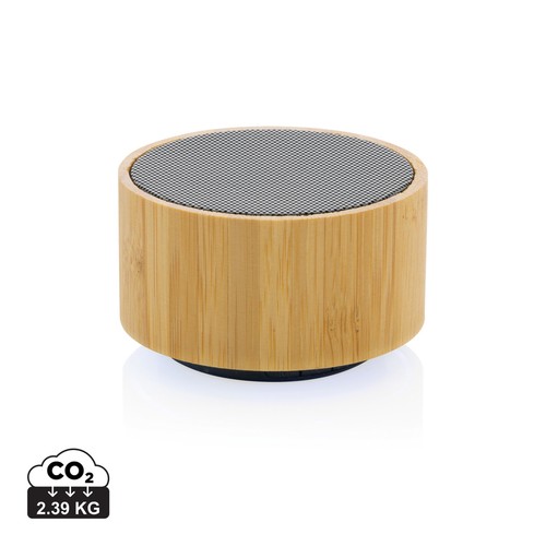 [P329.591] RCS recycled plastic and bamboo 3W wireless speaker