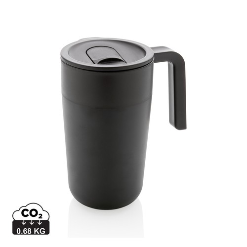 [P433.231] GRS Recycled PP and SS mug with handle