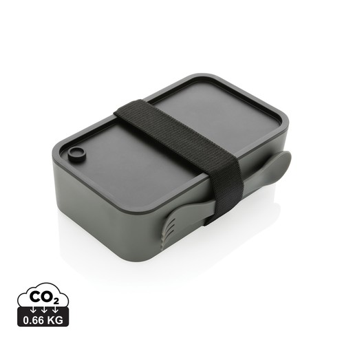 [P269.052] GRS recycled PP lunch box with spork
