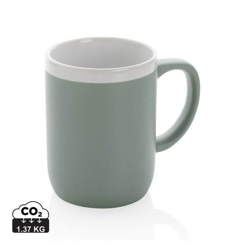 [P434.091] Ceramic mug with white rim 300ml