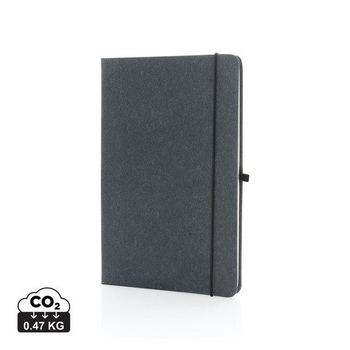 [P774.202] Gerecycled lederen hardcover notitieboek A5