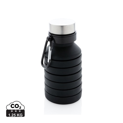 [P432.621] Leakproof collapsible silicone bottle with lid