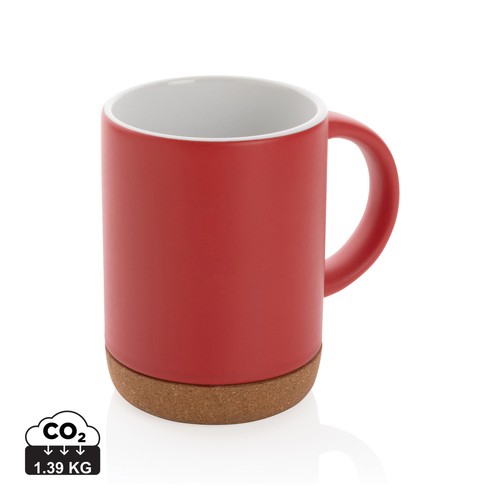 [P434.081] Ceramic mug with cork base 280ml