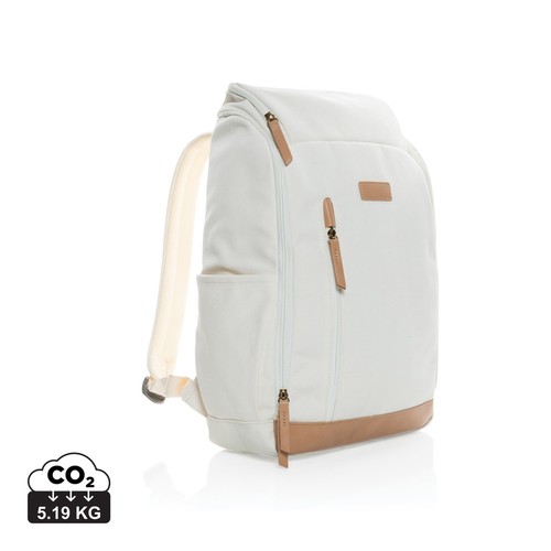 [P760.240] Impact AWARE™ 16 oz. recycled canvas 15" laptop backpack