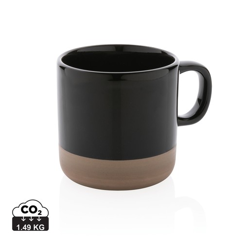 [P434.111] Glazed ceramic mug 360ml