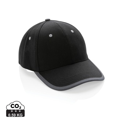[P453.361] Impact AWARE™ Brushed rcotton 6 panel contrast cap 280gr