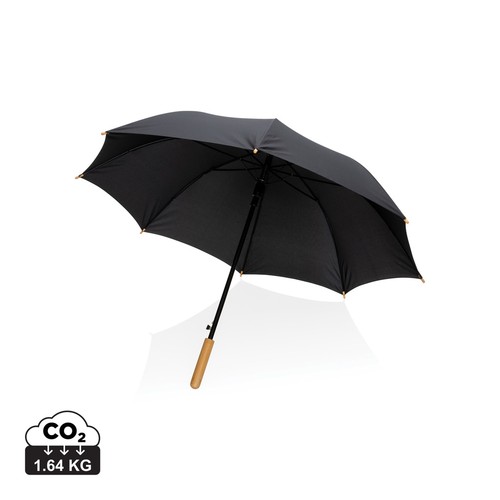 [P850.651] 23" Impact AWARE™ RPET 190T auto open bamboo umbrella