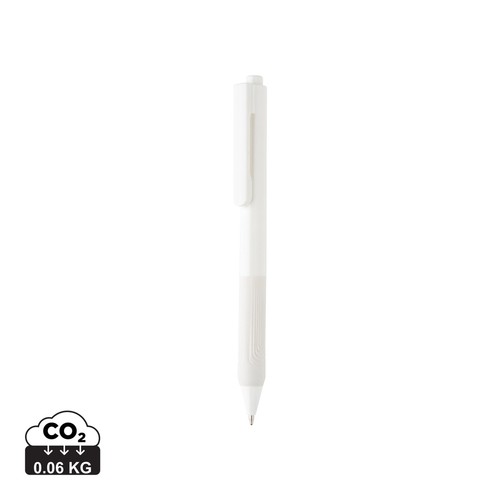 [P610.829] X9 solid pen with silicone grip