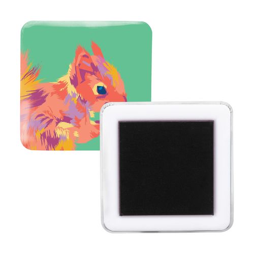 [AP716811] Pin Button Fridge Magnet MagBadge Square