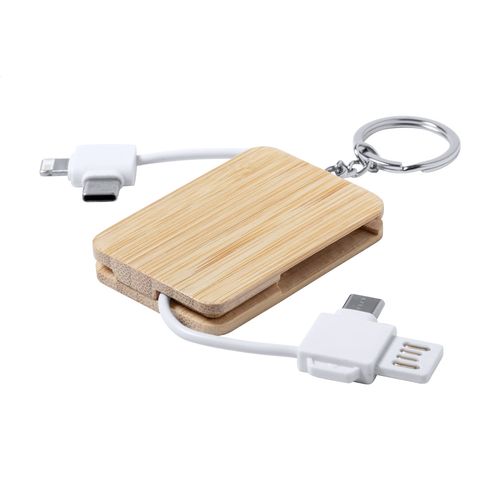 [AP722043-01] Keyring Usb Charger Cable Edulis