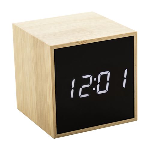 [AP810461] Bamboo Alarm Clock Boolarm
