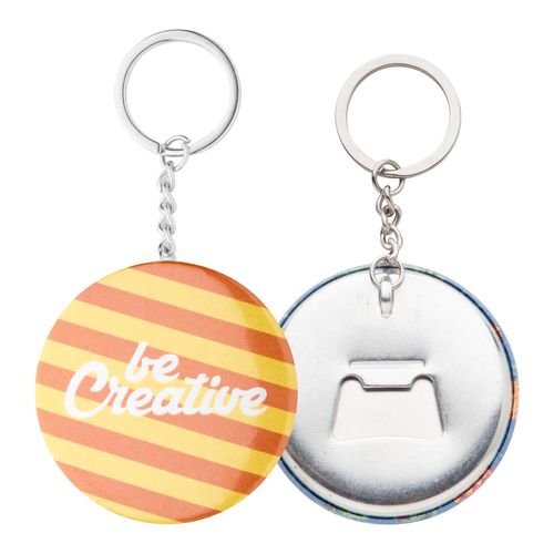 [AP718219] Pin Button Keyring KeyBadge Bottle
