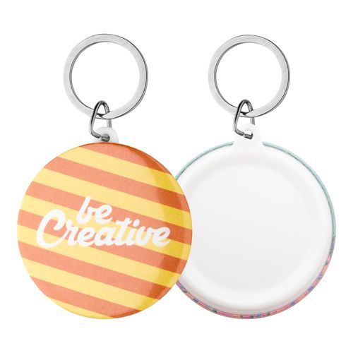 [AP718218] Pin Button Keyring KeyBadge Maxi