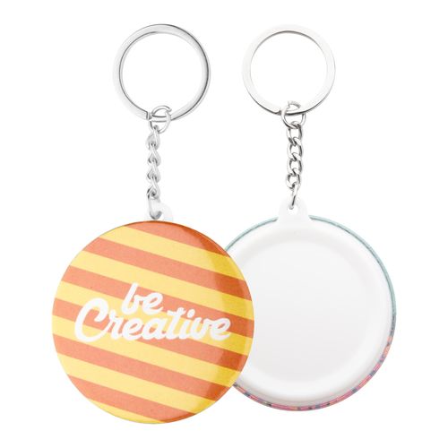 [AP718216] Pin Button Keyring KeyBadge Mini