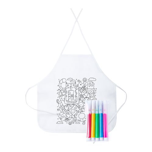 [AP741877] Colouring Apron Yolen