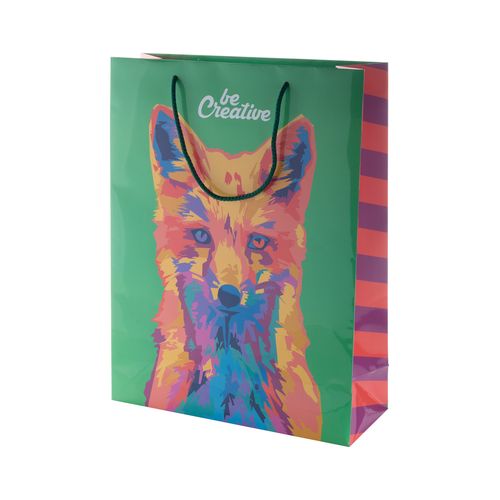 [AP718102] Custom Made Paper Shopping Bag, Large CreaShop L